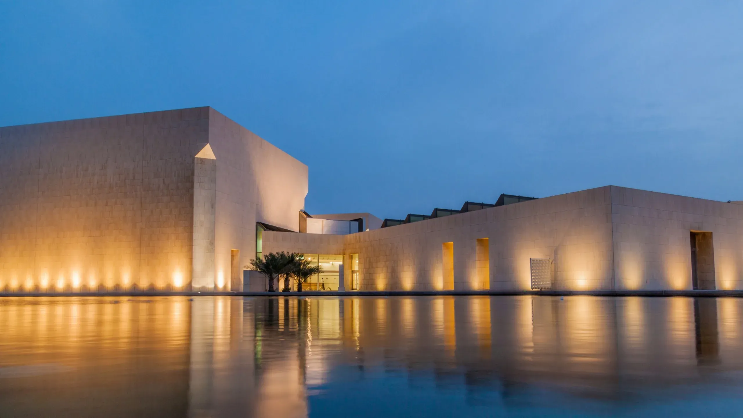 Bahrain National Museum in Manama, showing the modern waterfront architecture of Bahrain's premier cultural landmark.